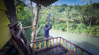 6 Days of hunting for FLYING FOX jumping from 2nd story tree house & hunting squirrels birds!! #K...