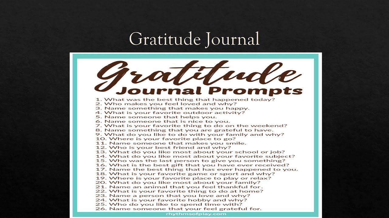 Vision Board, Gratitude Journal - YouTube