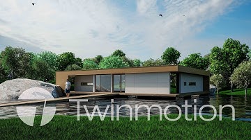 TWINMOTION 2022.2 QUICK RENDER EPISODE 8 (LAKE HOUSE) PATH TRACING