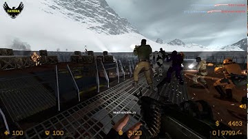 ZOMBIE ESCAPE ROUND ON COUNTER-STRIKE: SOURCE, MAP: ZE_LILA_PANIC_ESCAPE, CSS