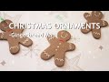 Ceramic christmas ornaments  gingerbread man