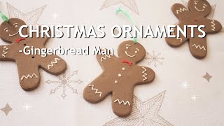 Ceramic Christmas Ornaments - Gingerbread Man
