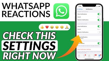 WhatsApp New Update I Reactions on WhatsApp messages I How to disable WhatsApp Reaction Notification