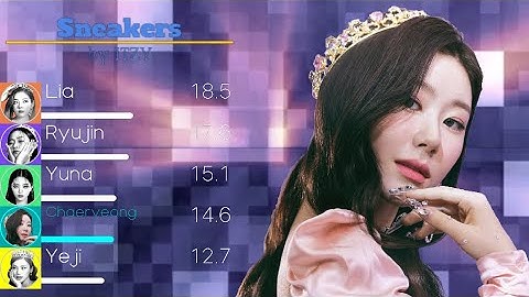 ITZY (있지) - Sneakers Line Distribution (+Color Coded Lyrics)