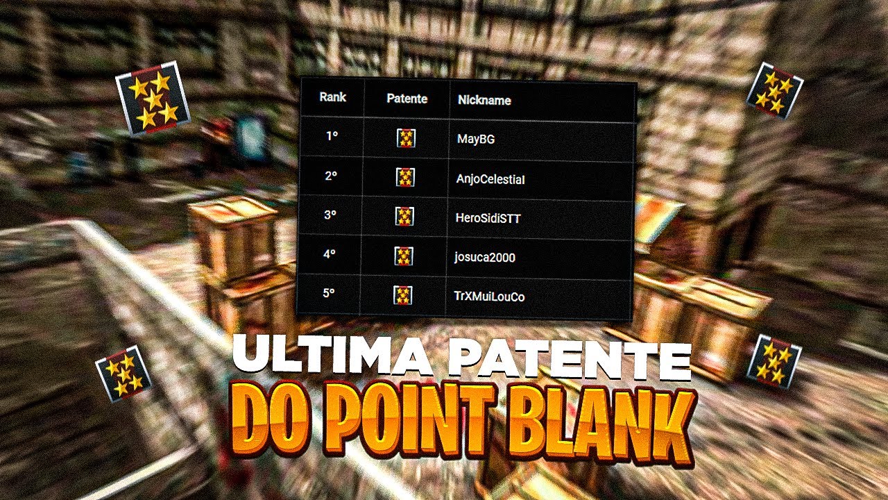 JOGUEI CONTRA O TOP 4 DO POINT BLANK BRASIL YouTube Joguei contra o top 4 do point blank brasil youtube