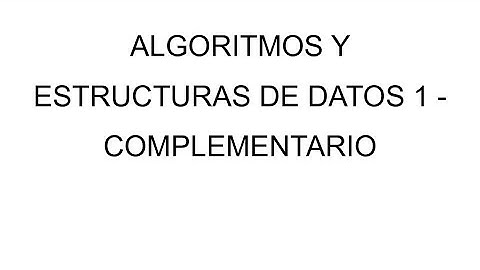Variables de tipo puntero II - Vídeo complementario de AyED1 - 15  -  Variables de tipo puntero II