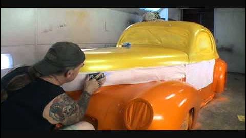 How To Paint Flames On Your Car-From Start To Finish-Part 3