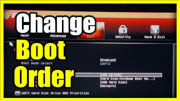 How to Change the BOOT Order on Laptop for Windows 10 or 11 PC (Bios Menu)