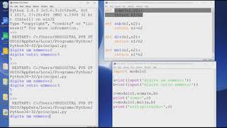 Tutorial de Informática - Modularização em Python