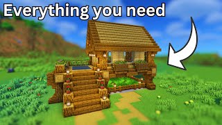 Minecraft easy survival house #minecraft