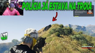 A POLÍCIA JÁ ESTAVA CERCANDO A FAVELA DA FRANÇA E FORAM QUEBRADOS PELA FRANÇA! GTA RP *427