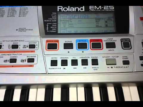 style dangdut roland em25