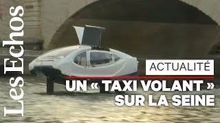 Les SeaBubbles, « taxis volants » sur l'eau, reprennent leurs tests sur la Seine