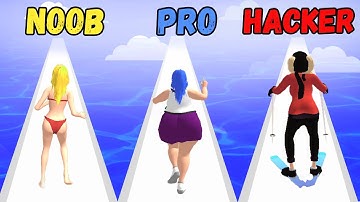 NOOB vs PRO vs HACKER in Beauty Race!