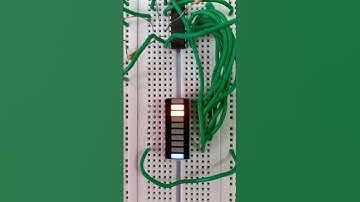 VU Meter LM3915 and LED Bar Graph Display /Breadboard Project