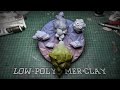 Low-Poly with Polymer Clay Timelapse process