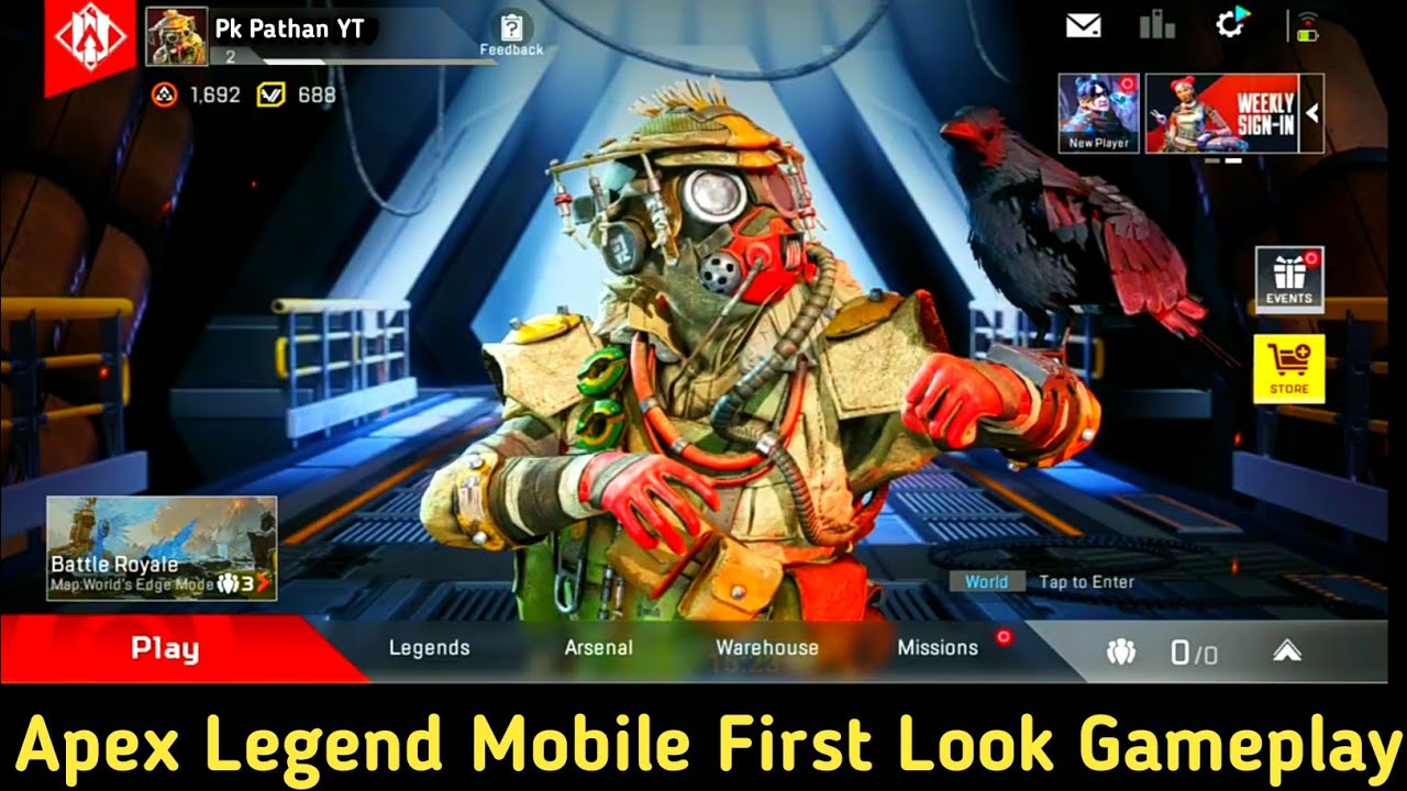 Apex Legend Mobile First Look Gameplay | Apex Legend Mobile Battle Royale Game