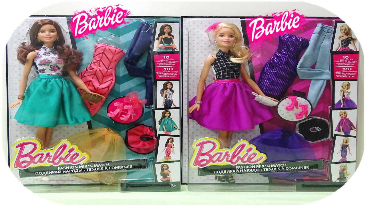 barbie moda seti yeni barbie teresa karistir harika kombinasyonlar yarat moda elbise barbie