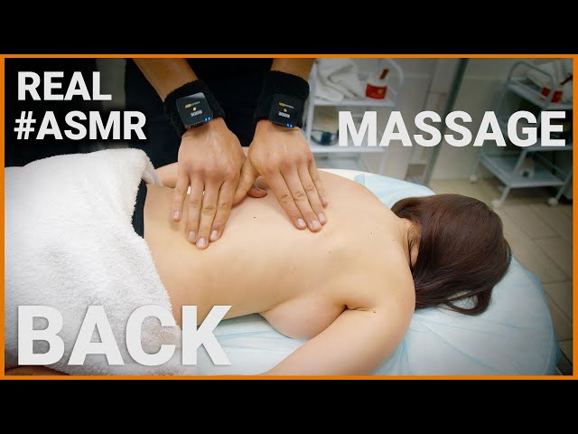 Intensive Back Massage 👐 for Girl || REAL ASMR MASSAGE