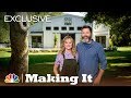 Nick Offerman and Amy Poehler have a particularly 'craft-y' pun-off and it's the quick break you need rn