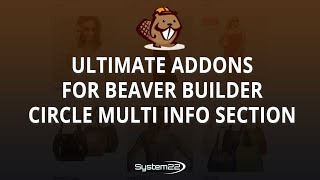 Ultimate Addons for Beaver Builder Circle Multi Info Section 👈