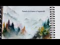 Peindre la brume  dmo aquarelle 5