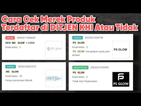 Cara Cek Merek Produk Terdaftar di DITJEN HKI Atau Tidak