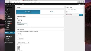 Adding sources to Video Importer for WordPress