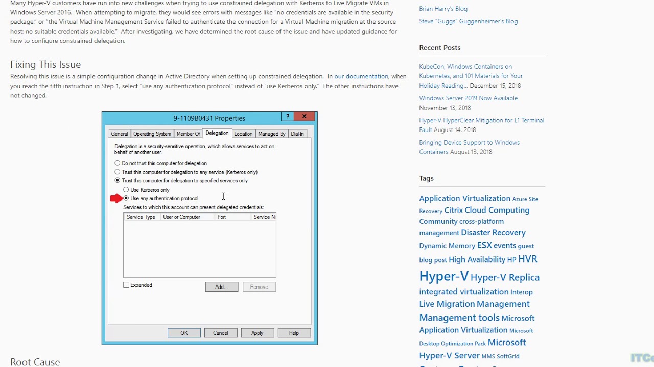 8-Configuring and testing Hyper V 2016 Live Migration - YouTube