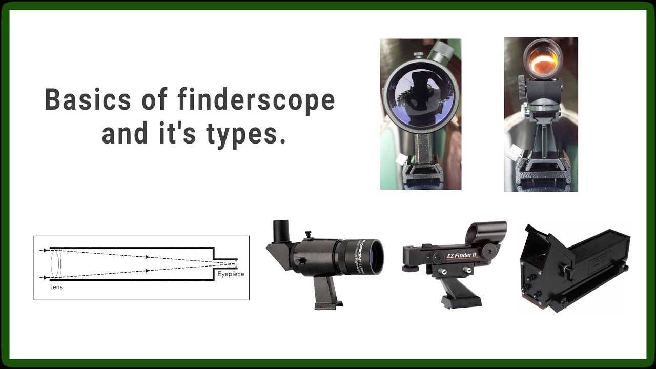 How to choose a finderscope Basics of finderscope and it's types