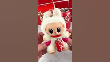 Coca-Cola Labubu UNBOXING Satisfying Video ASMR! ❤️🥤#shorts #asmr