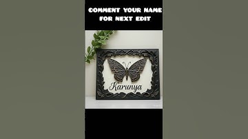 Karunya Frame name editing||#ytshorts#imagecreation#meta#ai#frame#nameart