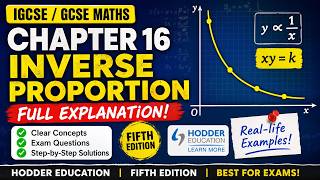 IGCSE Maths Chapter 16 Proportion And Inverse Proportion