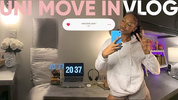 UNI MOVE IN VLOG + KAMER TOUR | *tweede jaar* COLLEGE MOVE IN VLOG |Aston Uni|Terug naar school s...