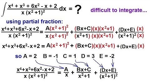Calculus: Integration - Partial Fractions (6 of 16)  Case 4: Repeated Quadratic Factors