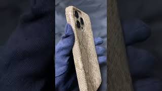 Python Pattern Leather Luxury Case for your iPhone 13, iPhone 13 Pro and iPhone 13 Pro max