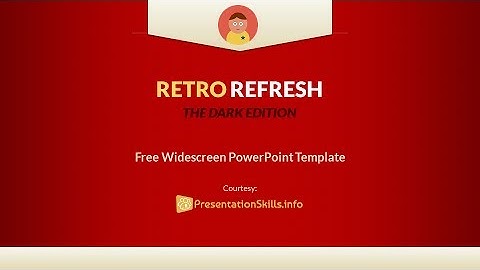 Vintage Retro PowerPoint Template - Retro Refresh