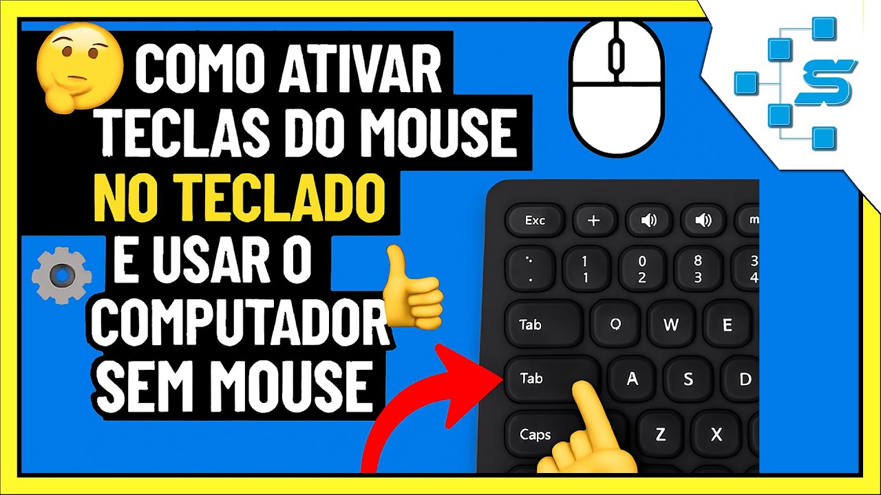 Como Ativar Teclas do Mouse no Teclado e Usar o Computador Sem Mouse ...