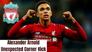 Alexander Arnold Unexpected Corner Kick - Quick thinking, Brilliant setpieces or Dirty trick