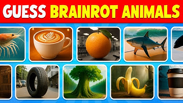 Guess BRAINROT ANIMALS But They All Normal 🍊🦈 | Tung Tung Sahur, Ballerina, Tripi Tropi