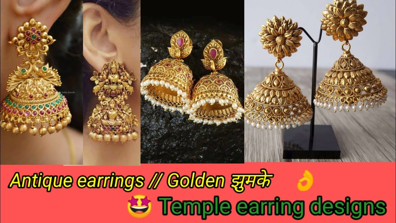 Buy Indian Petals Keri Design Rajputi Style Stone Fashion Gold Earrings  with Drops for Girls Women, Artificial Fashion Dangler Earrings Jhumka  (Multi-colour) at Amazon.in