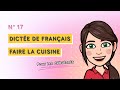 Dicte franaise pour les dbutants niveau a1  faire la cuisine