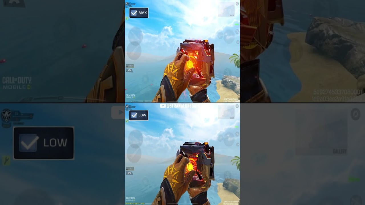 Mythic BP50 with High & Low Graphics | CODM