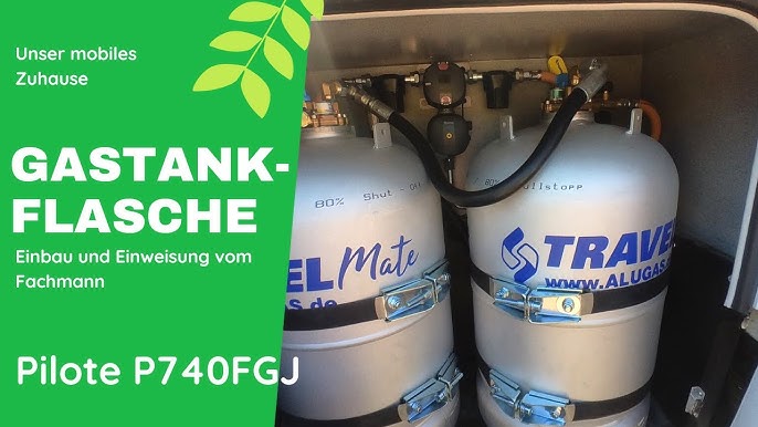 Alu Gasflasche für LPG betankung 11 kg Füllmenge