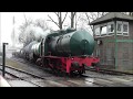 Fireless locomotive working at the Sasol Solvent factory in Herne, Germany. Apr 2013