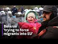 EU accuses Belarus of 'gangster-style' approach to migrants on Poland border