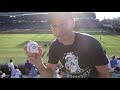 Snagging more commemorative baseballs at Wrigley Field