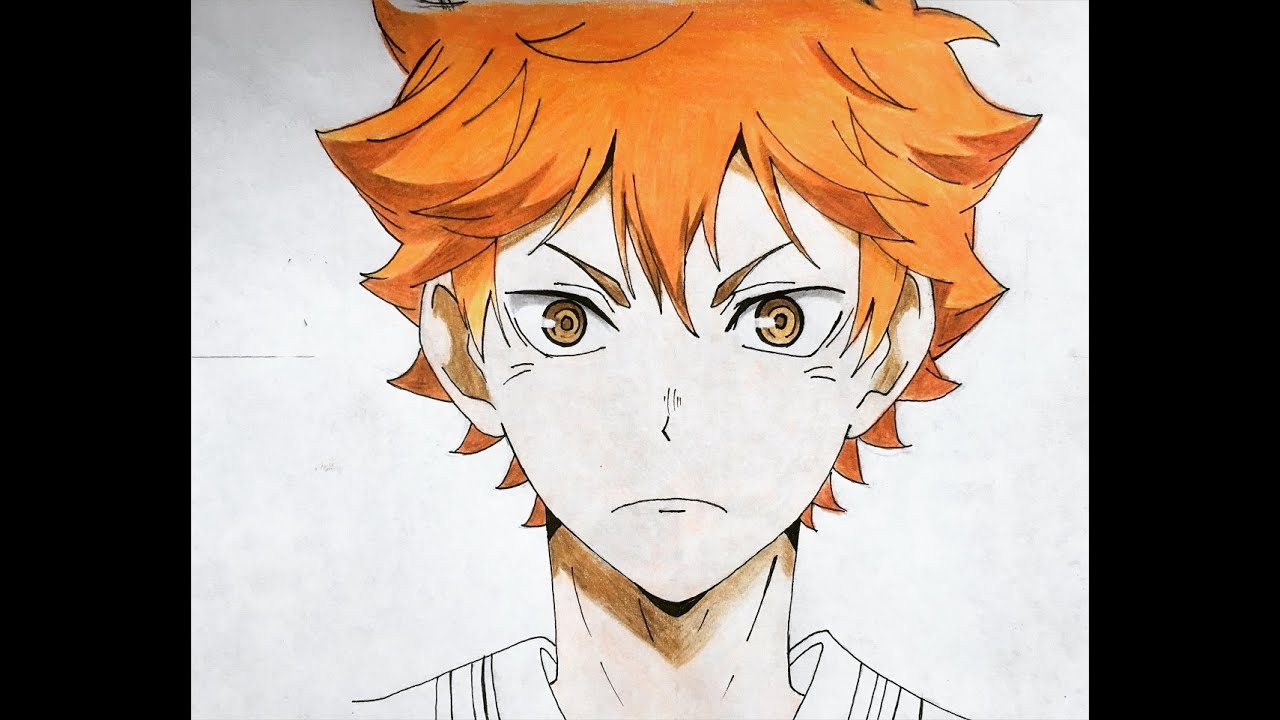 Hinata Shouyou from Haikyū!! Anime, Speed Drawing