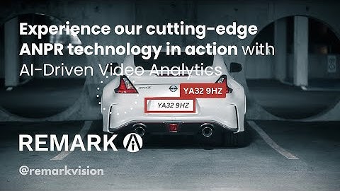 Vehicle Detection 1(ANPR) Automatic Number Plate Recognition with AI-driven video analytics