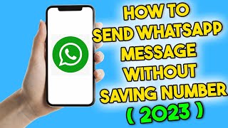 How to Send WhatsApp Message Without Saving Number (2023) screenshot 4